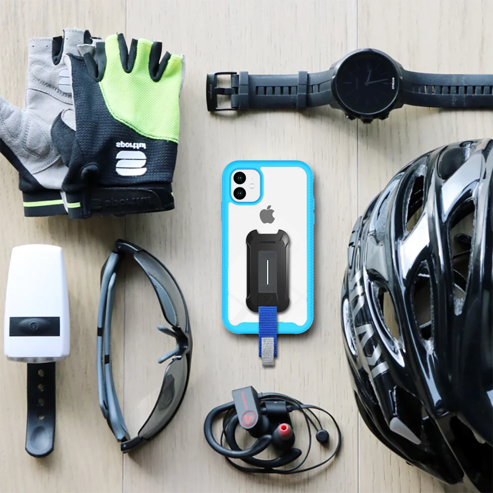 HX-IPH-11-BL | iPhone 11 Case 6.1 | Protection Military Grade w/ KEY Mount & Carabiner -Sky Blue - Image 10