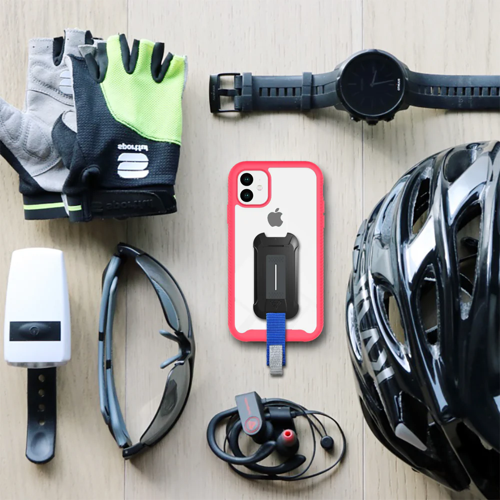 HX-IPH-11-RD | iPhone 11 Case 6.1 | Protection Military Grade w/ KEY Mount & Carabiner -Pink - Image 8