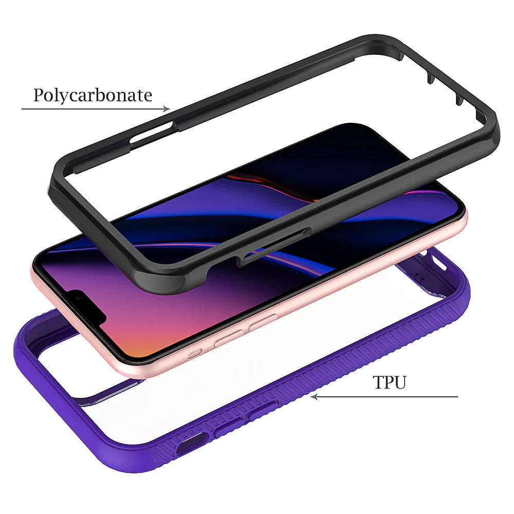 HX-IPH-11PMX-BK | iPhone 11 Pro Max Case 6.5 | Protection Military Grade w/ KEY Mount & Carabiner -Black - Image 8