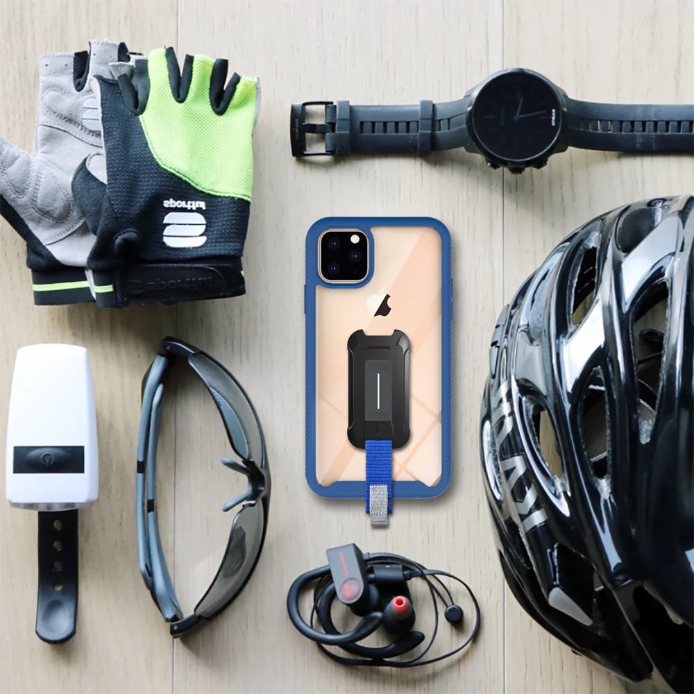 HX-IPH-11PMX-BL | iPhone 11 Pro Max Case 6.5 | Protection Military Grade w/ KEY Mount & Carabiner -Sky Blue - Image 10