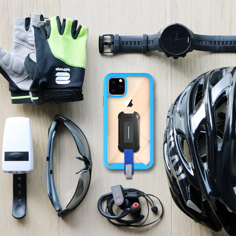 HX-IPH-11PMX-BL | iPhone 11 Pro Max Case 6.5 | Protection Military Grade w/ KEY Mount & Carabiner -Sky Blue - Image 12