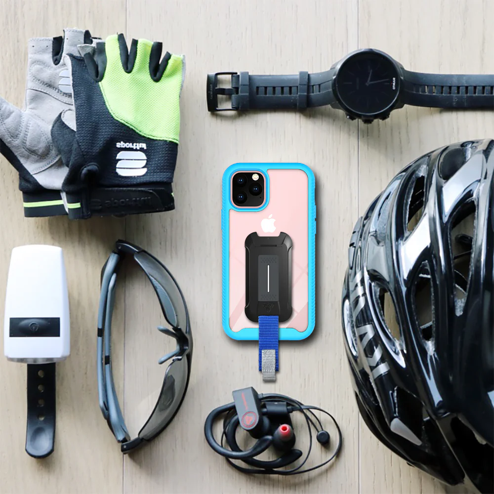 HX-IPH-11PRO-BL | iPhone 11 Pro Case 5.8 | Protection Military Grade w/ KEY Mount & Carabiner -Sky Blue - Image 9