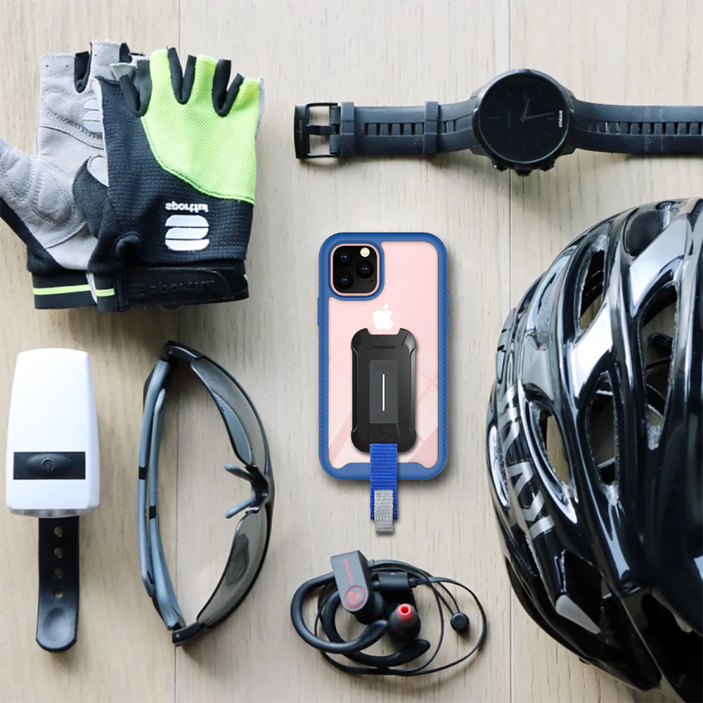 HX-IPH-11PRO-NY | iPhone 11 Pro Case 5.8 | Protection Military Grade w/ KEY Mount & Carabiner -Navy - Image 9
