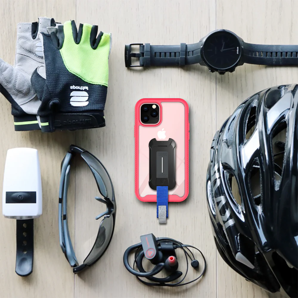 HX-IPH-11PRO-RD | iPhone 11 Pro Case 5.8 | Protection Military Grade w/ KEY Mount & Carabiner -Pink - Image 8