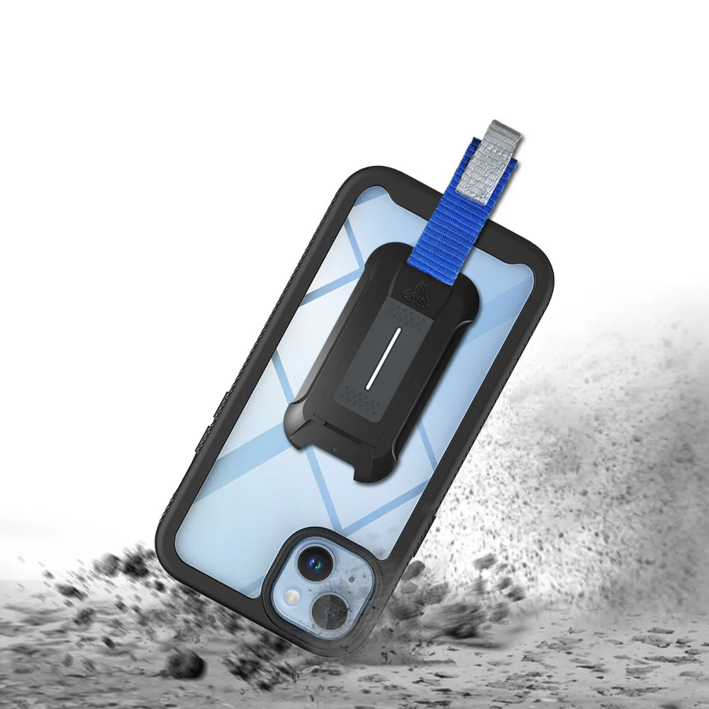 HX-IPH-14 | iPhone 14 Case | Protection Military Grade w/ KEY Mount & Carabiner -Black - Image 2