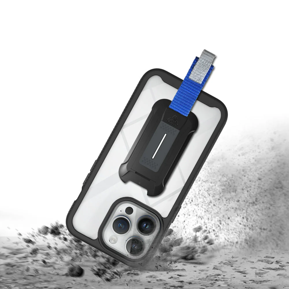 HX-IPH-15PRO | iPhone 15 Pro Case | Protection Military Grade w/ KEY Mount & Carabiner -Black - Image 2