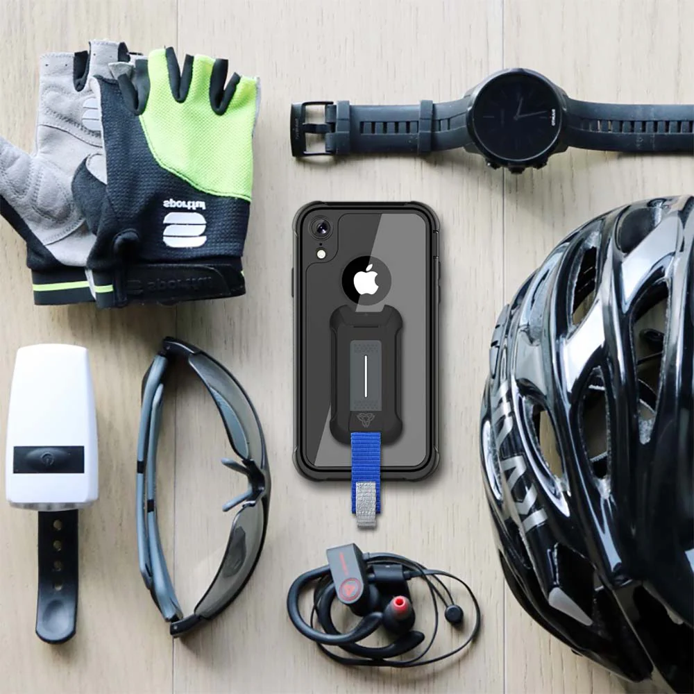 HX-IPHX-BK | iPhone X iPhone XS Case | 360 Protection Military Grade w/ KEY Mount & Carabiner - Image 2
