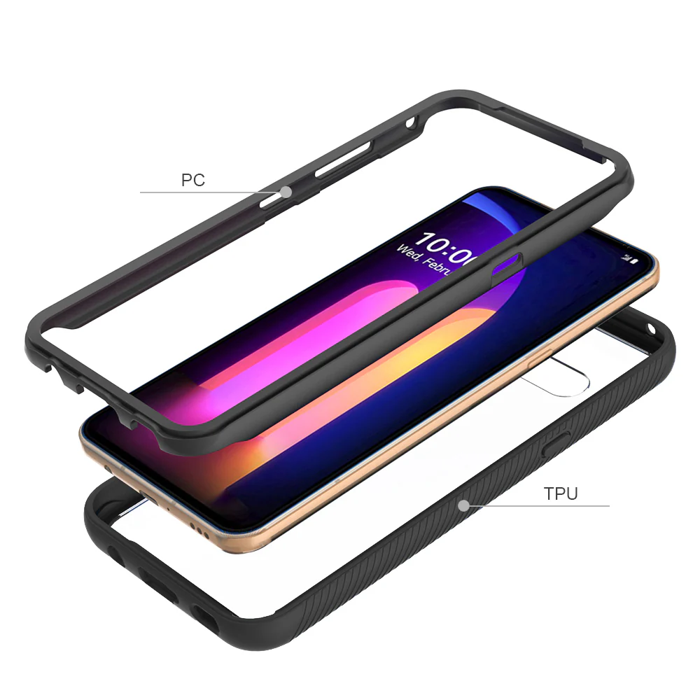 HX-LG | LG Case | Protection Military Grade w/ KEY Mount & Carabiner -Black - Image 10