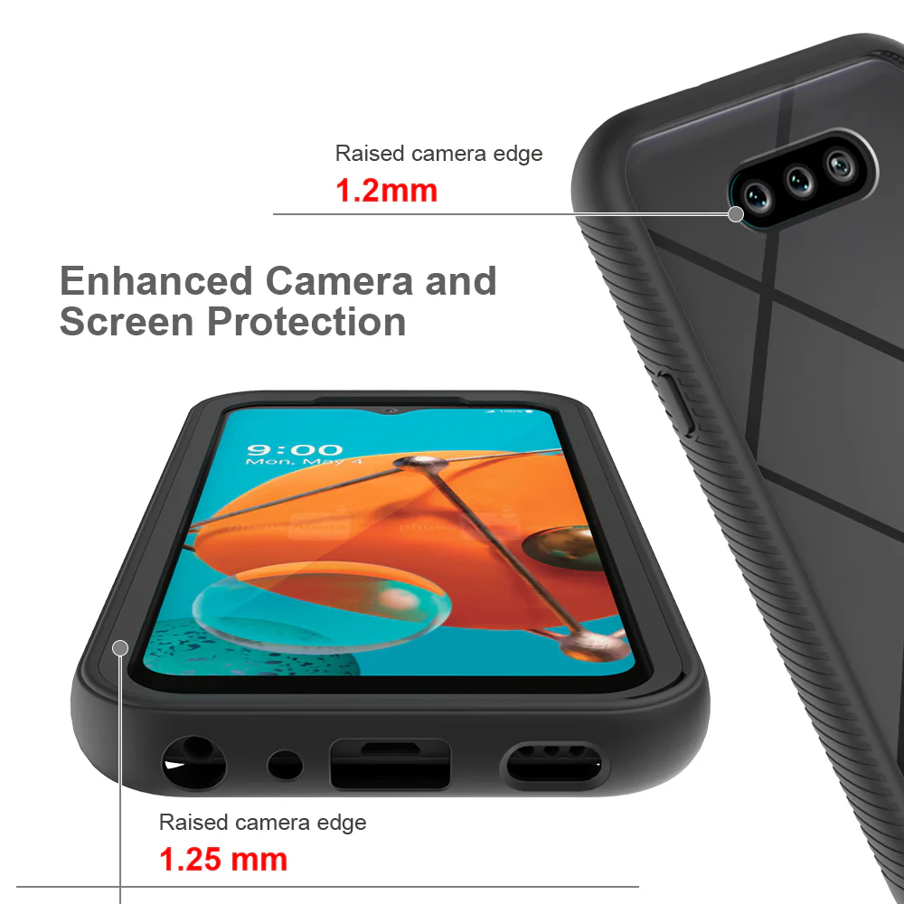 HX-LG20-K31 | LG K31 Case | Protection Military Grade w/ KEY Mount & Carabiner - Image 9
