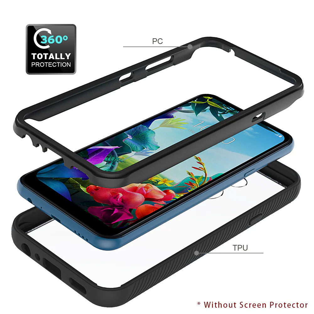 HX-LG20-K40S | LG K40s Case | Protection Military Grade w/ KEY Mount & Carabiner - Image 9