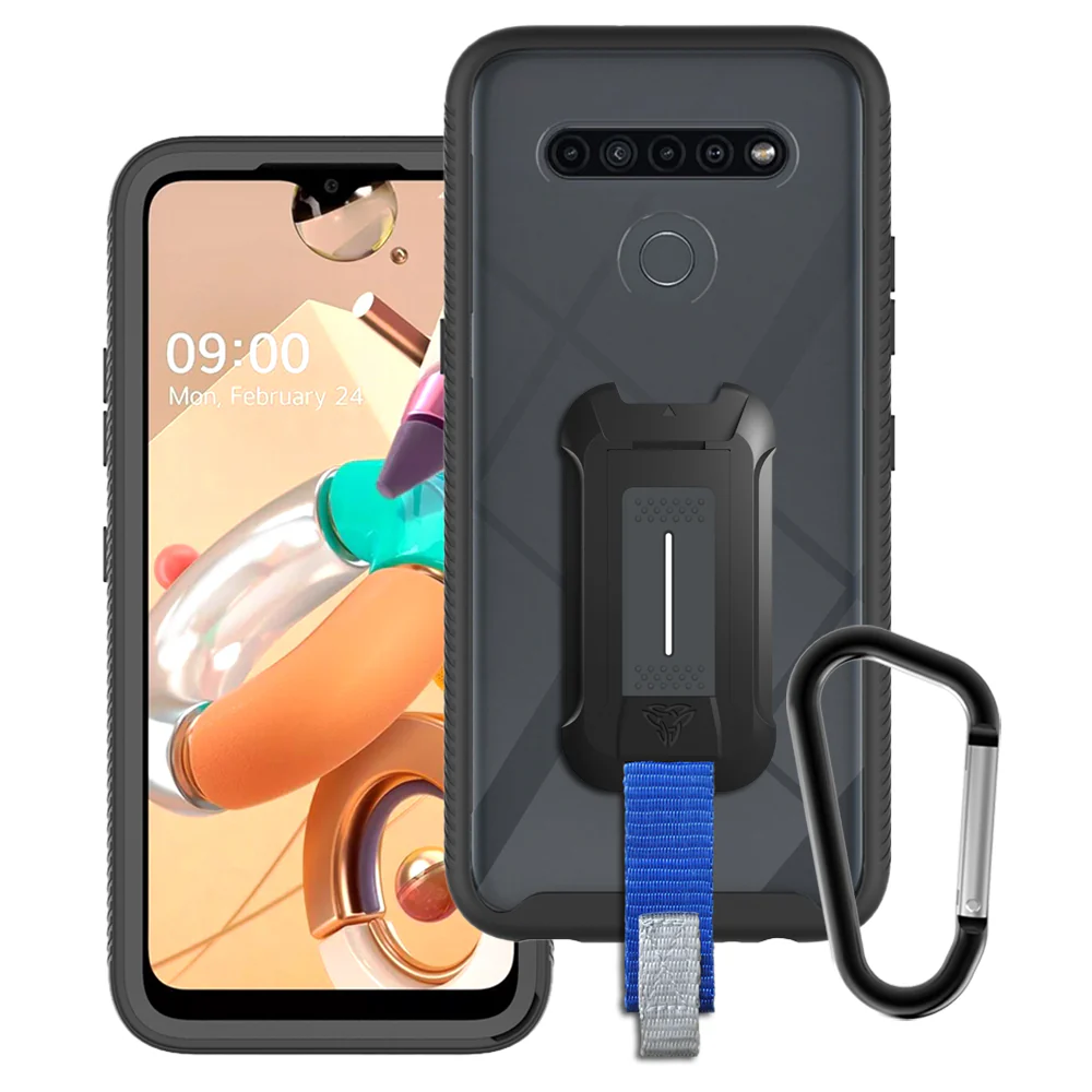 HX-LG20-K41S | LG K41s Case | Protection Military Grade w/ KEY Mount & Carabiner