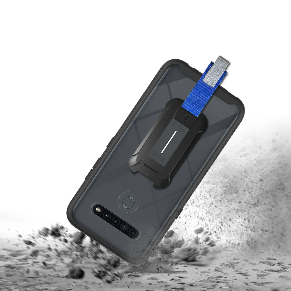 HX-LG20-K41S | LG K41s Case | Protection Military Grade w/ KEY Mount & Carabiner - Image 6