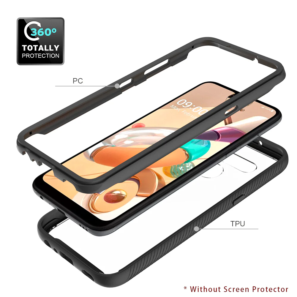 HX-LG20-K41S | LG K41s Case | Protection Military Grade w/ KEY Mount & Carabiner - Image 7