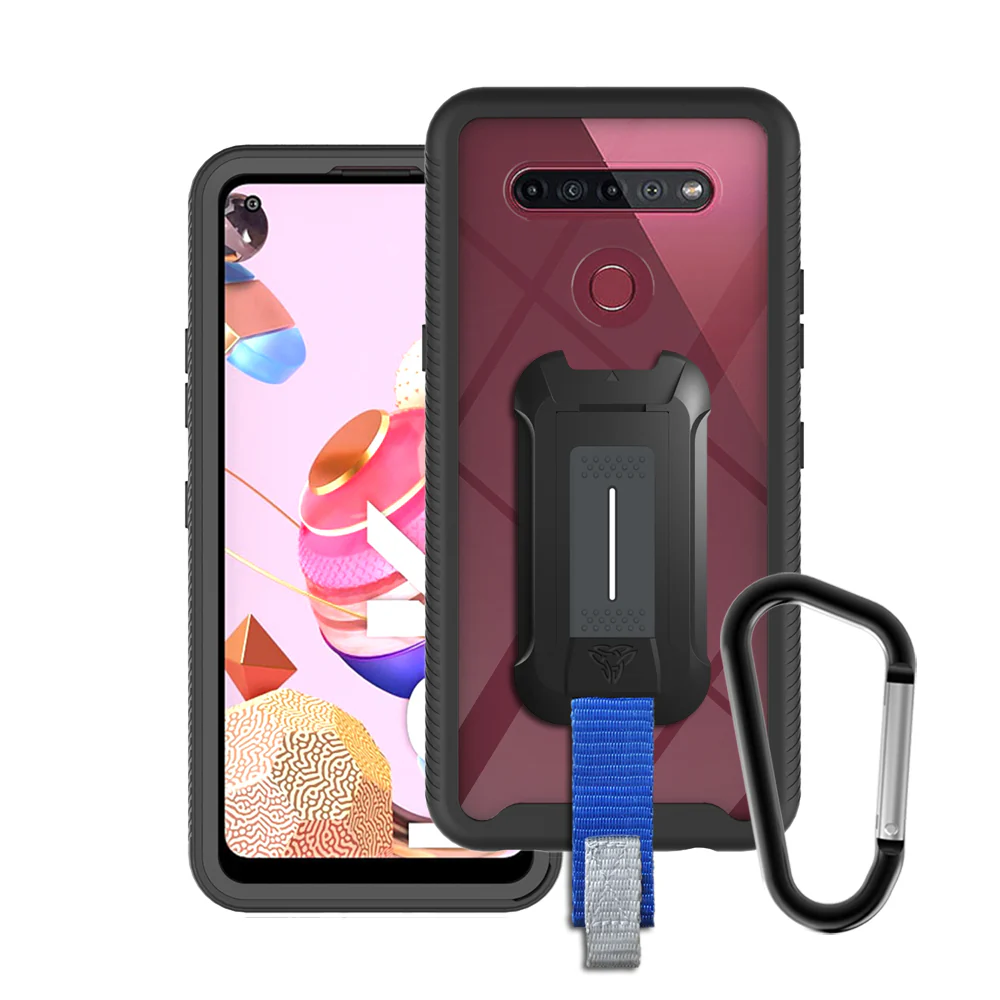 HX-LG20-K51S | LG K51s Case | Protection Military Grade w/ KEY Mount & Carabiner