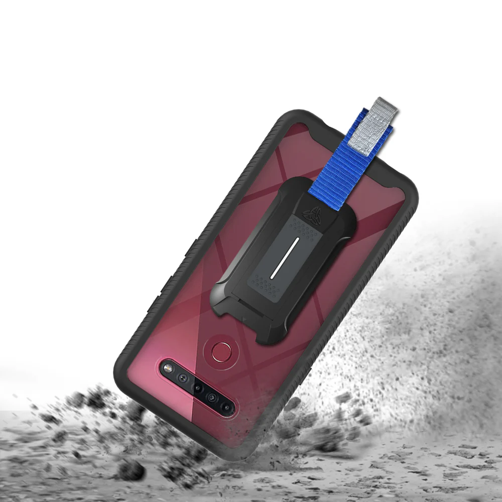 HX-LG20-K51S | LG K51s Case | Protection Military Grade w/ KEY Mount & Carabiner - Image 6