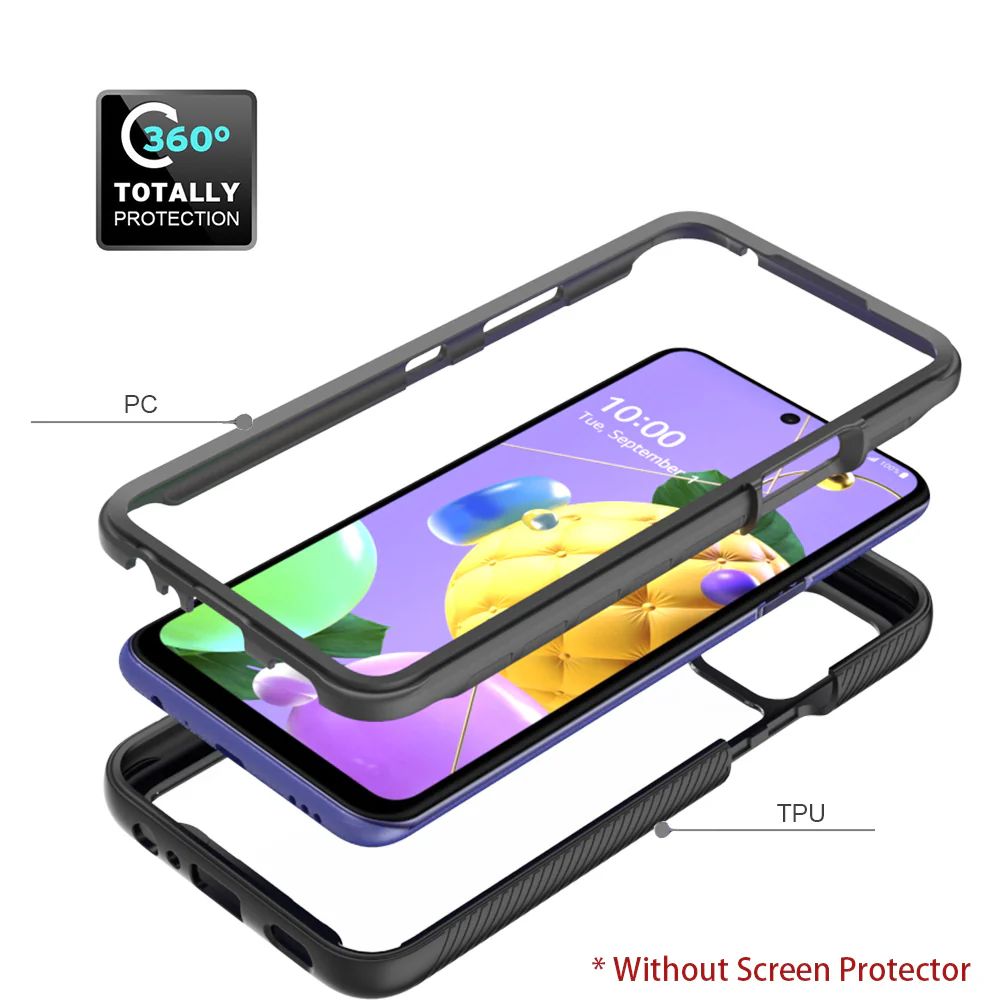 HX-LG20-K52 | LG K52 / Q52 / K62 Case | Protection Military Grade w/ KEY Mount & Carabiner - Image 9