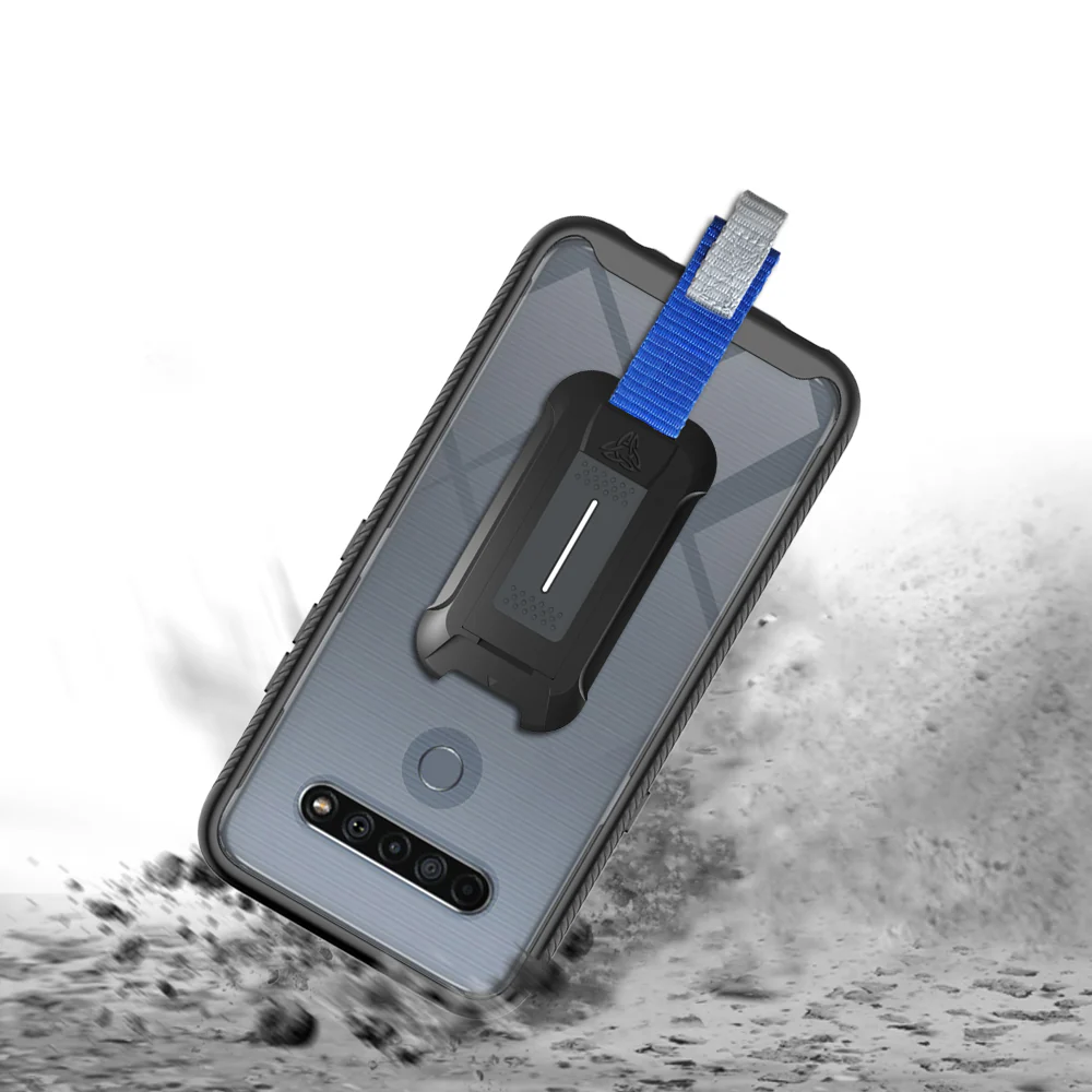 HX-LG20-K61 | LG K61 Case | Protection Military Grade w/ KEY Mount & Carabiner - Image 7