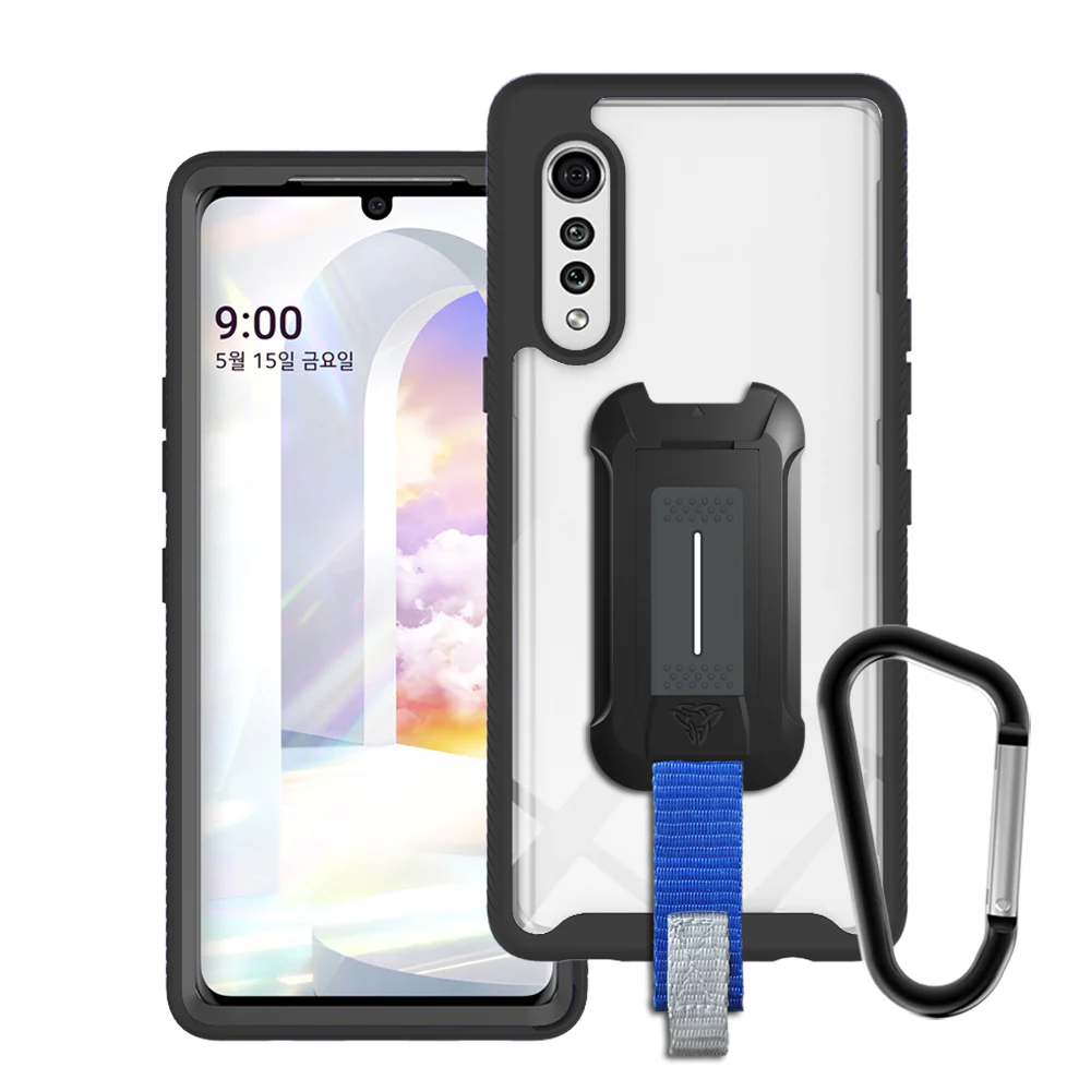 HX-LG20-VELVET | LG Velvet Case | Protection Military Grade w/ KEY Mount & Carabiner
