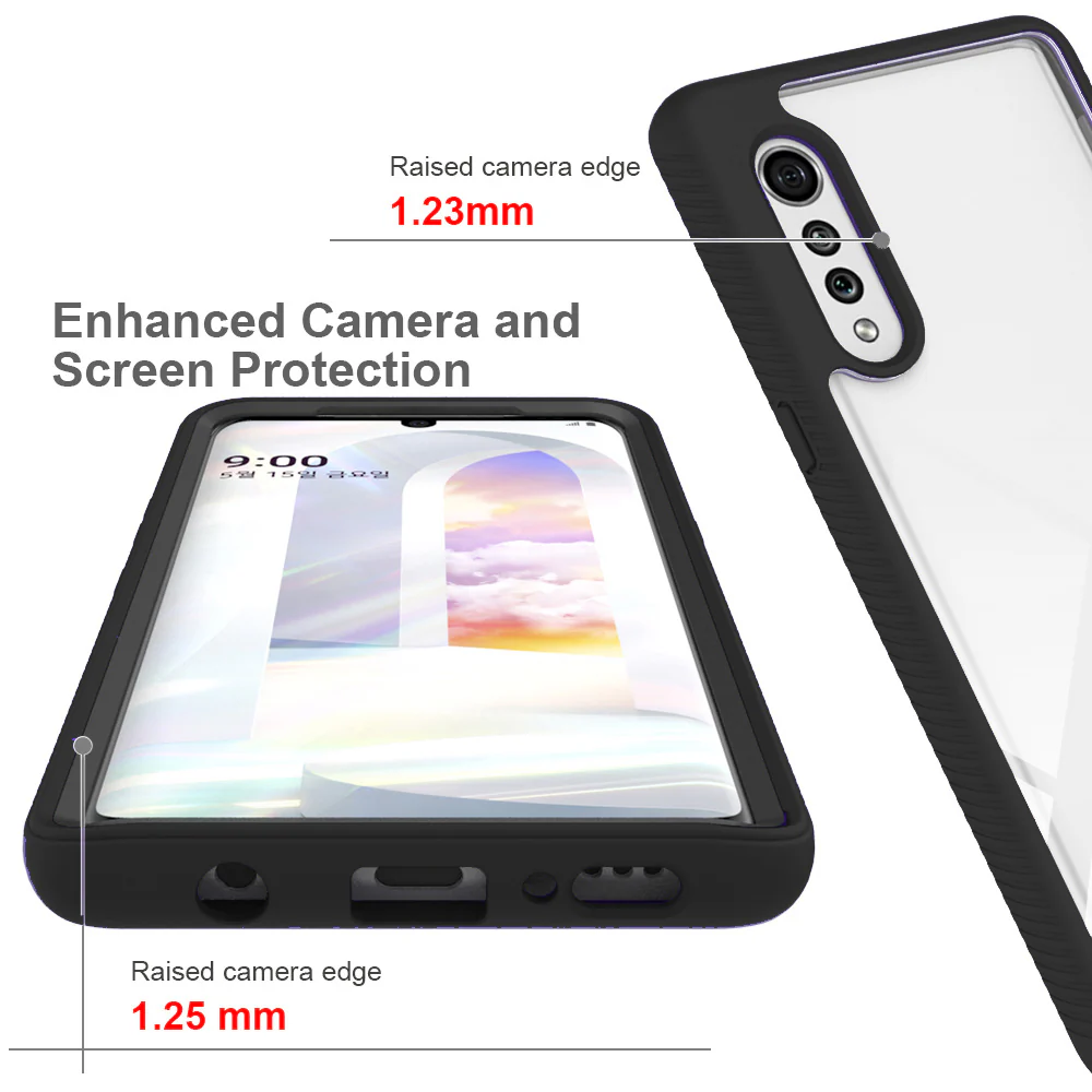 HX-LG20-VELVET | LG Velvet Case | Protection Military Grade w/ KEY Mount & Carabiner - Image 6
