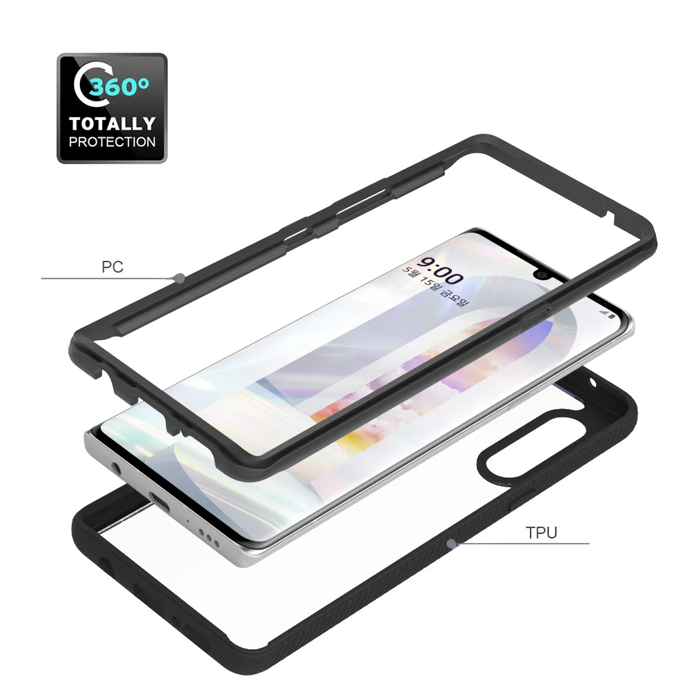 HX-LG20-VELVET | LG Velvet Case | Protection Military Grade w/ KEY Mount & Carabiner - Image 7