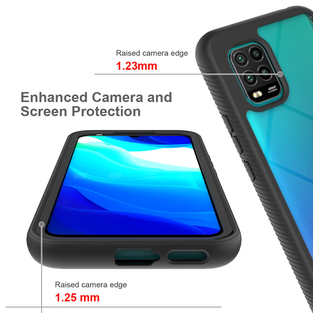 HX-Mi20-M10Lite | Xiaomi Mi 10 Lite Case | Protection Military Grade w/ KEY Mount & Carabiner - Image 9