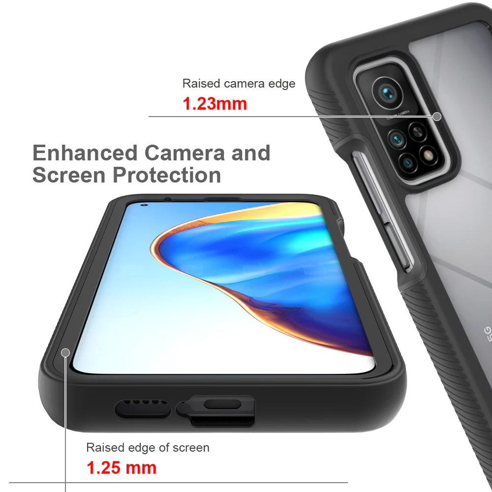 HX-Mi20-M10T | Xiaomi Mi 10T 5G / Xiaomi Mi 10T Pro 5G Case | Protection Military Grade w/ KEY Mount & Carabiner - Image 10