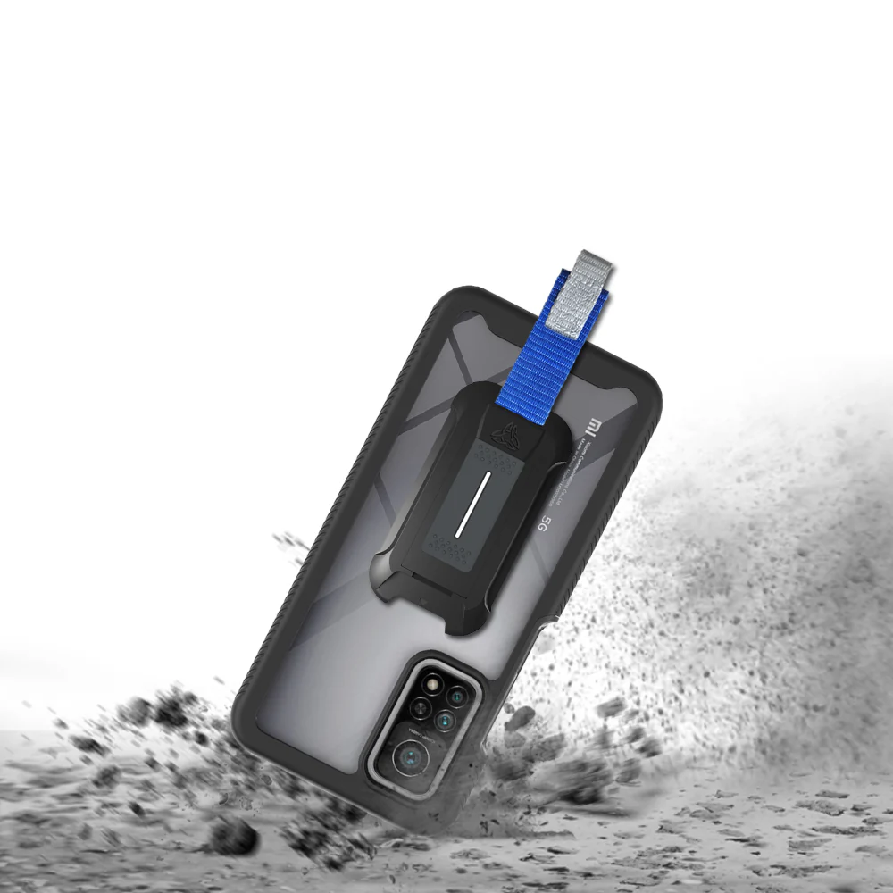 HX-Mi20-M10T | Xiaomi Mi 10T 5G / Xiaomi Mi 10T Pro 5G Case | Protection Military Grade w/ KEY Mount & Carabiner - Image 7