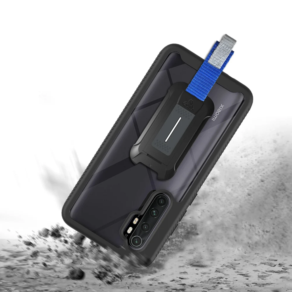 HX-Mi20-N10L | Xiaomi Mi Note 10 Lite Case | Protection Military Grade w/ KEY Mount & Carabiner - Image 7