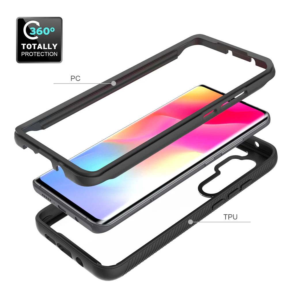 HX-Mi20-N10L | Xiaomi Mi Note 10 Lite Case | Protection Military Grade w/ KEY Mount & Carabiner - Image 9