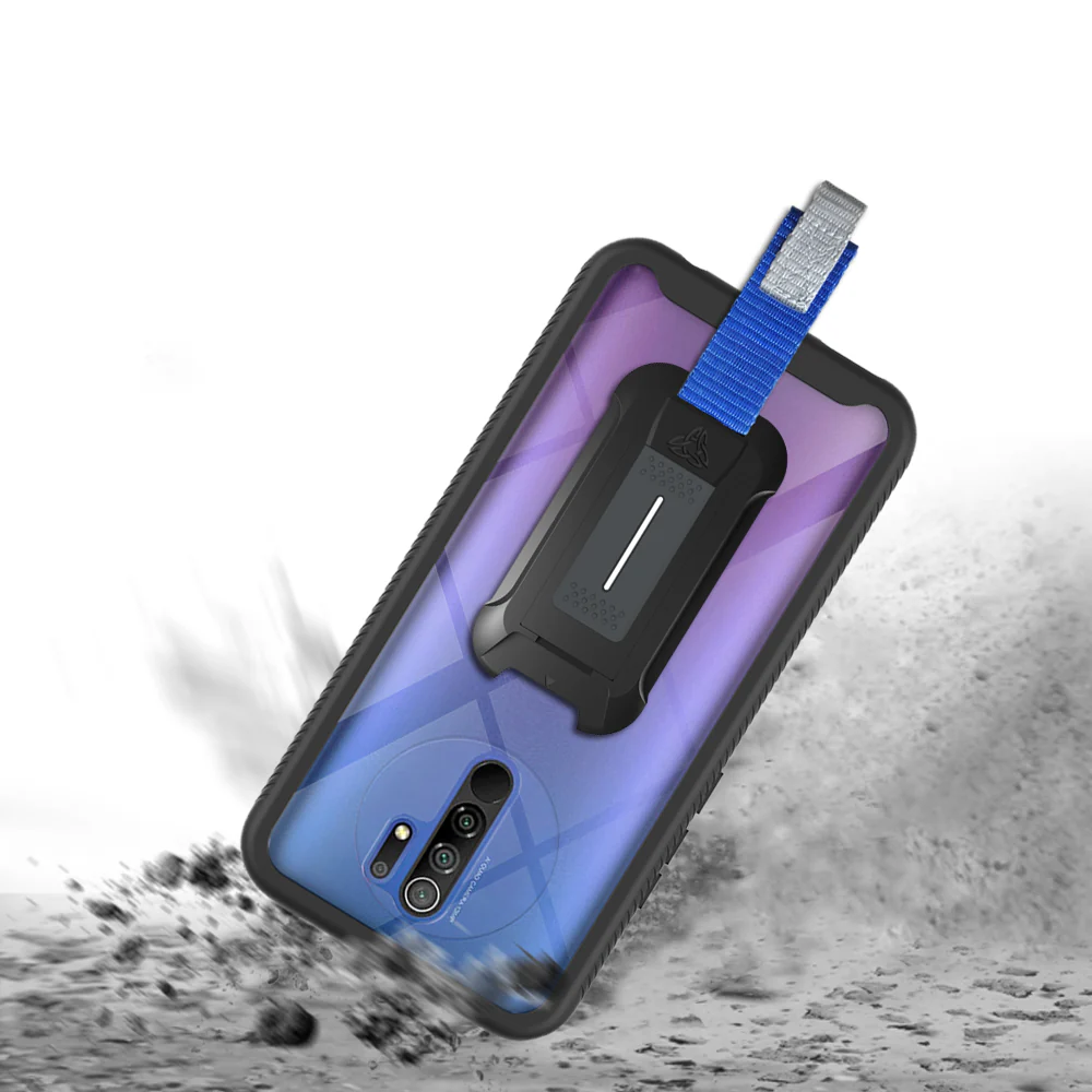 HX-Mi20-RM9 | Xiaomi Redmi 9 Case | Protection Military Grade w/ KEY Mount & Carabiner - Image 8