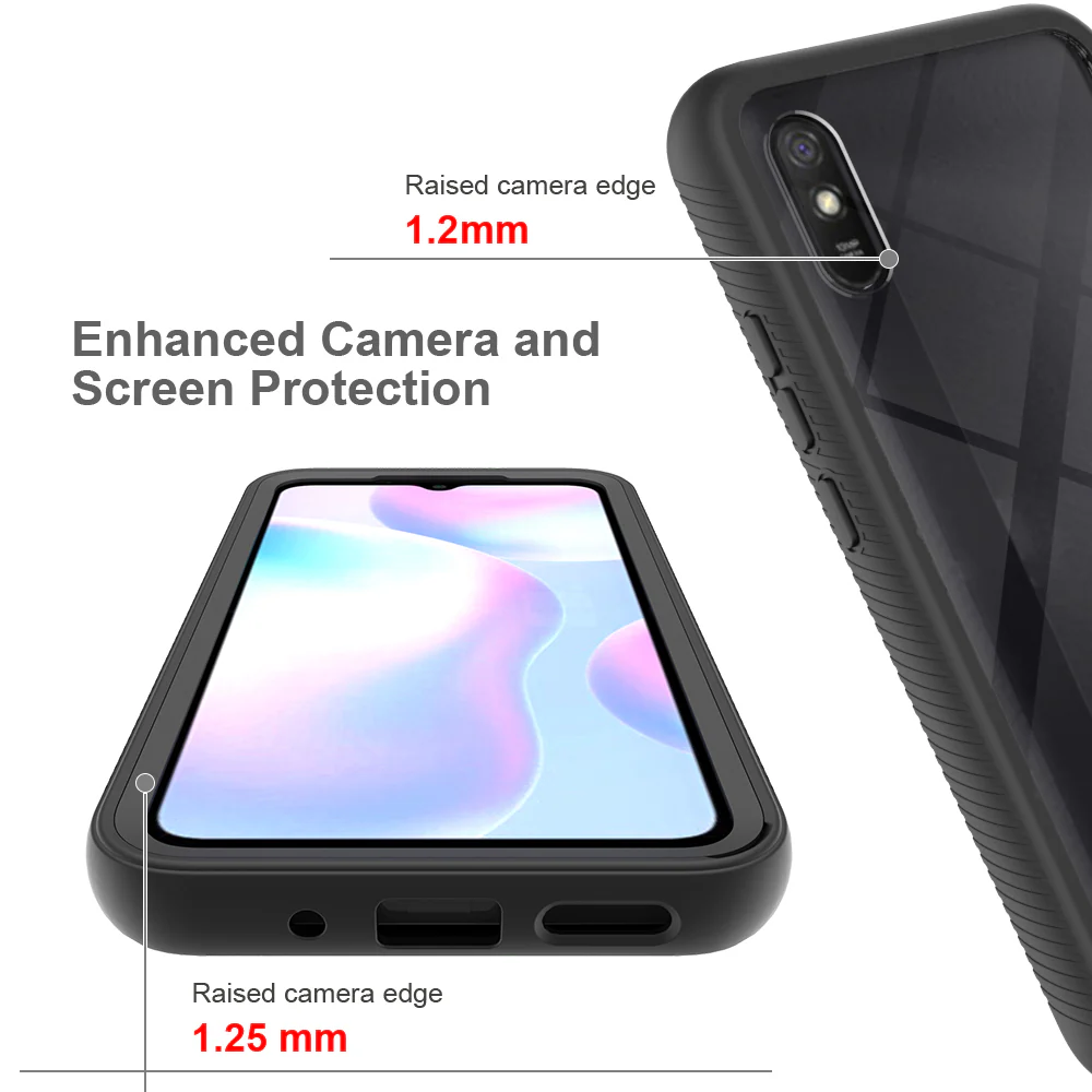 HX-Mi20-RM9A | Xiaomi Redmi 9A Case | Protection Military Grade w/ KEY Mount & Carabiner - Image 9