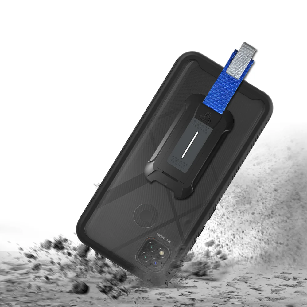 HX-Mi20-RM9C | Xiaomi Redmi 9C Case | Protection Military Grade w/ KEY Mount & Carabiner - Image 7