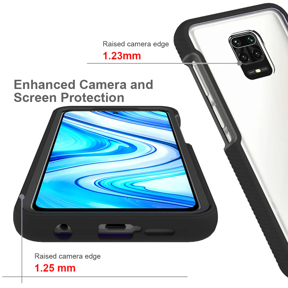 HX-Mi20-RMN_9PM | Xiaomi Redmi Note 9 Pro Case | Protection Military Grade w/ KEY Mount & Carabiner - Image 10