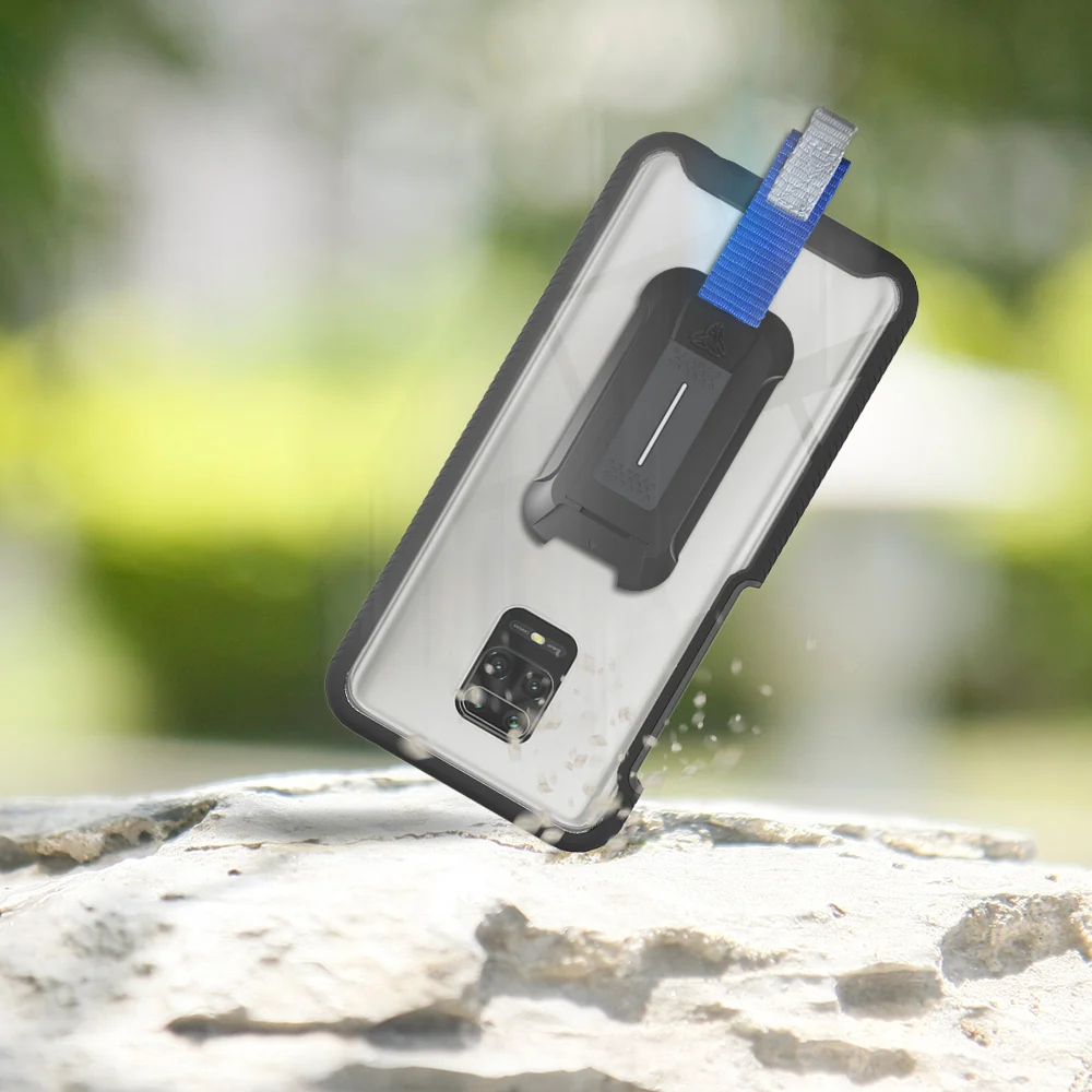 HX-Mi20-RMN_9PM | Xiaomi Redmi Note 9 Pro Case | Protection Military Grade w/ KEY Mount & Carabiner - Image 8
