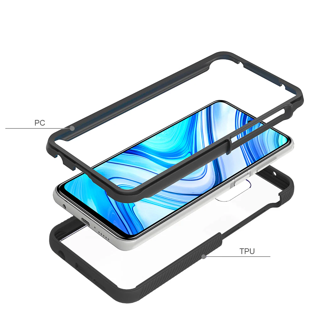HX-Mi20-RMN_9PM | Xiaomi Redmi Note 9 Pro Max Case | Protection Military Grade w/ KEY Mount & Carabiner - Image 9