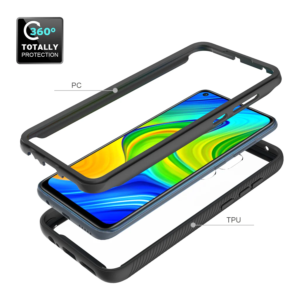 HX-Mi20-RMN9 | Xiaomi Redmi Note 9 Case | Protection Military Grade w/ KEY Mount & Carabiner - Image 9