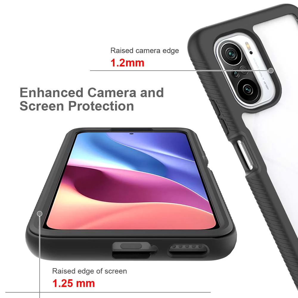 HX-Mi21-K40 | Xiaomi Redmi K40 / K40 Pro / Xiaomi Poco F3 Case | Protection Military Grade w/ KEY Mount & Carabiner - Image 10