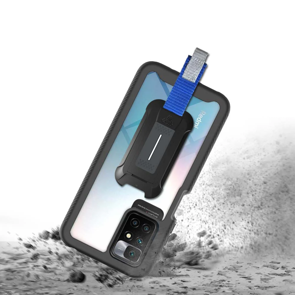 HX-Mi21-RM104G | Xiaomi Redmi 10 4G Case | Protection Military Grade w/ KEY Mount & Carabiner - Image 7