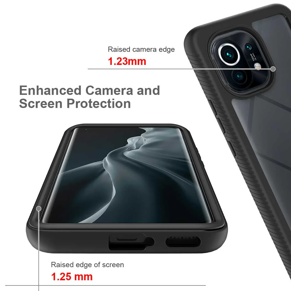 HX-Mi21-M11 | Xiaomi Mi 11 Case | Protection Military Grade w/ KEY Mount & Carabiner - Image 4