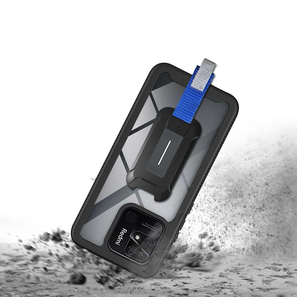 HX-Mi22-RM10C |  Xiaomi Redmi 10C 4G Case | Protection Military Grade w/ KEY Mount & Carabiner - Image 2