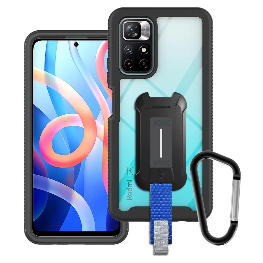 HX-Mi22-RMN11S5G | Xiaomi Redmi Note 11S 5G / 11T 5G | Protection Military Grade w/ KEY Mount & Carabiner