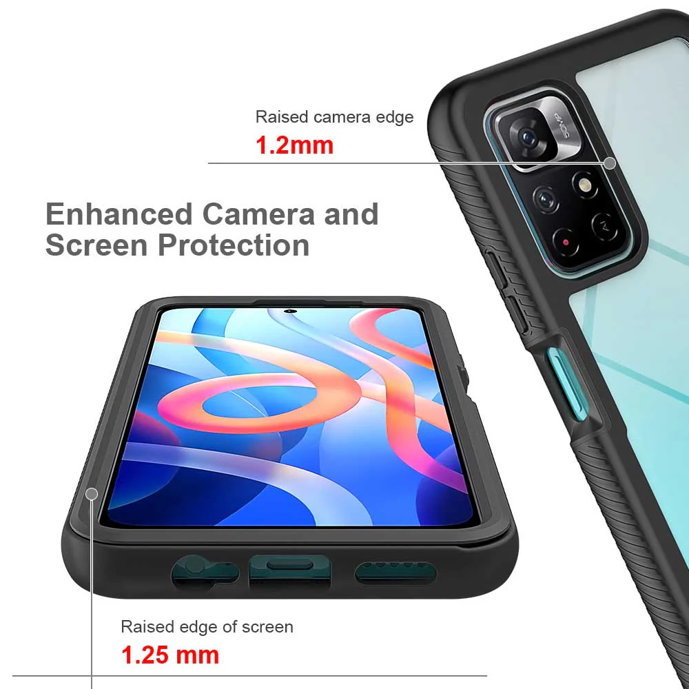 HX-Mi22-RMN11S5G | Xiaomi Redmi Note 11S 5G / 11T 5G | Protection Military Grade w/ KEY Mount & Carabiner - Image 8