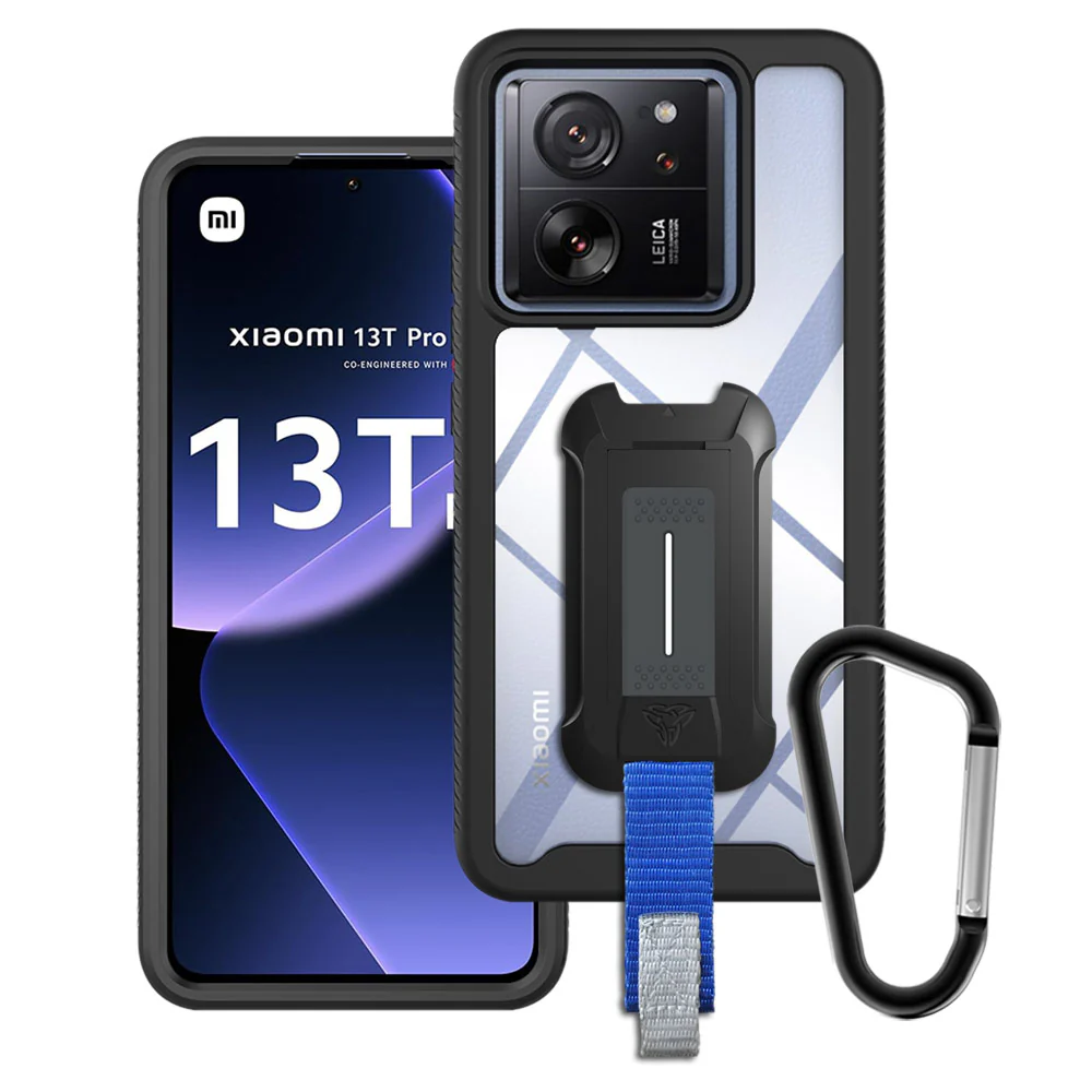 HX-Mi23-M13T | Xiaomi 13T / 13T Pro Case | Protection Military Grade w/ KEY Mount & Carabiner