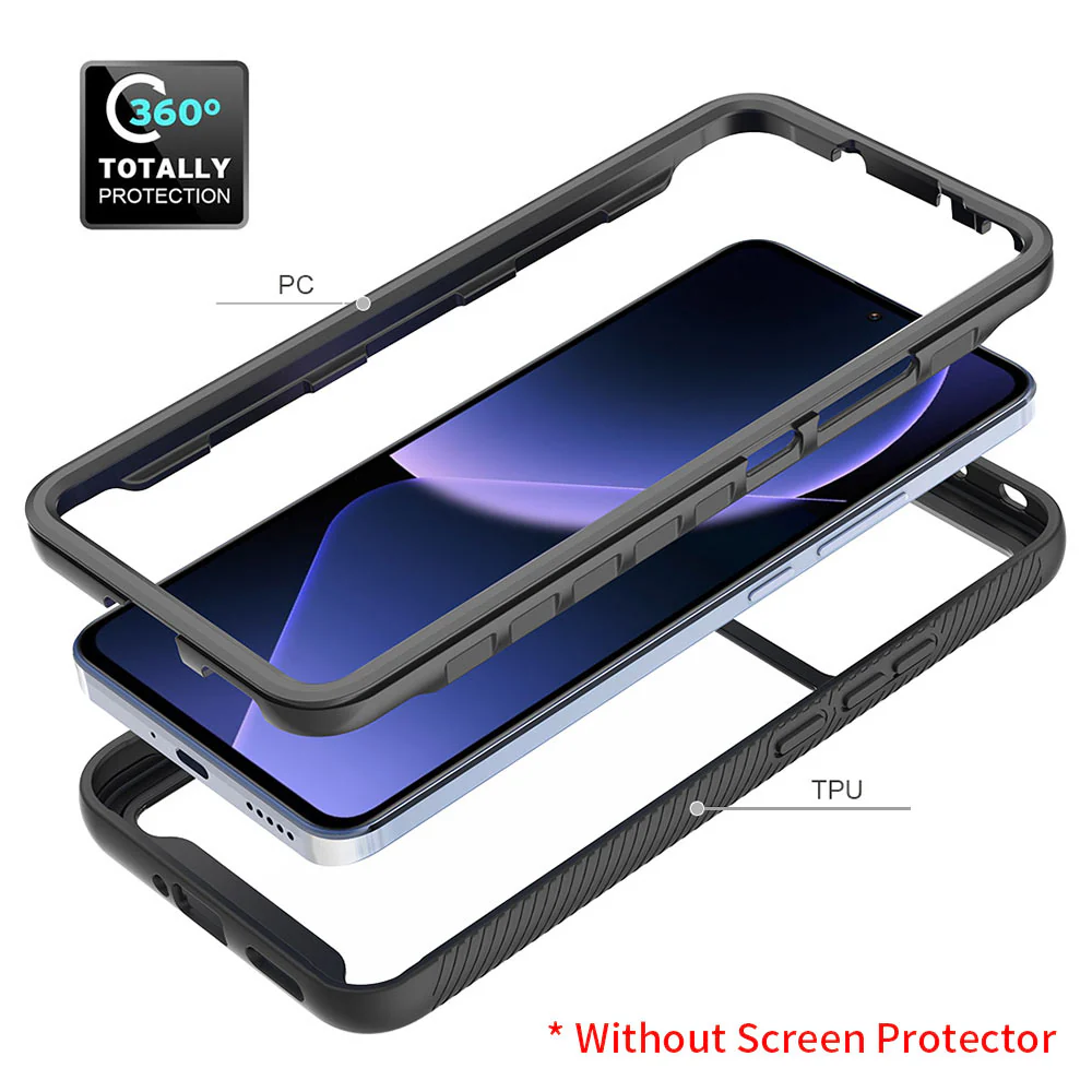 HX-Mi23-M13T | Xiaomi 13T / 13T Pro Case | Protection Military Grade w/ KEY Mount & Carabiner - Image 8