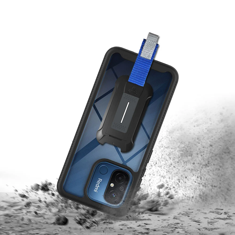HX-Mi23-RM12C | Xiaomi Redmi 12C Case | Protection Military Grade w/ KEY Mount & Carabiner - Image 2