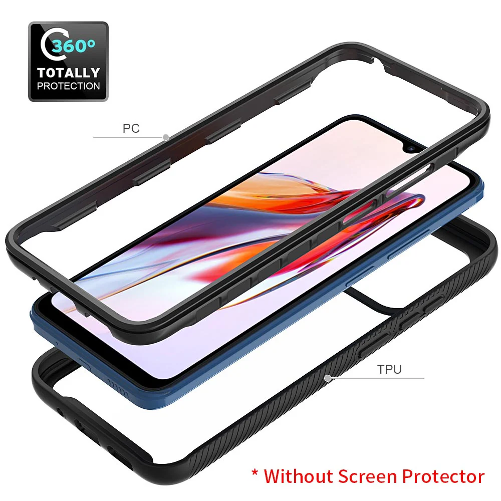 HX-Mi23-RM12C | Xiaomi Redmi 12C Case | Protection Military Grade w/ KEY Mount & Carabiner - Image 9