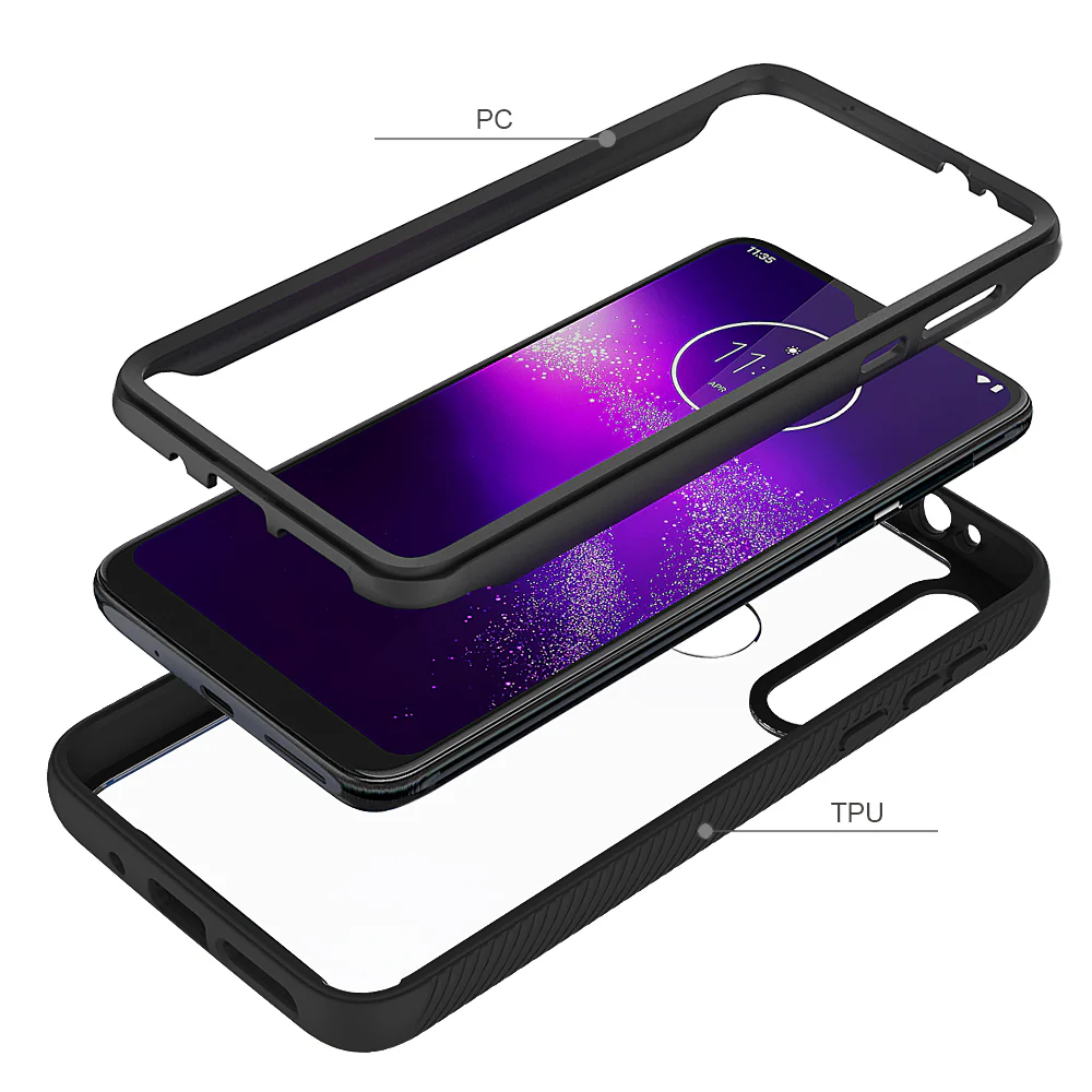 HX-MT19-G8PLUS | Motorola Moto G8 Plus Case | Protection Military Grade w/ KEY Mount & Carabiner - Image 6