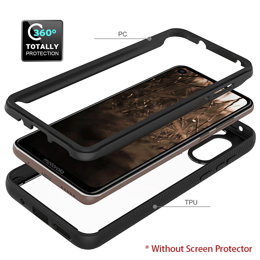 HX-MT19-OV | Motorola One Vision Case | Protection Military Grade w/ KEY Mount & Carabiner - Image 7