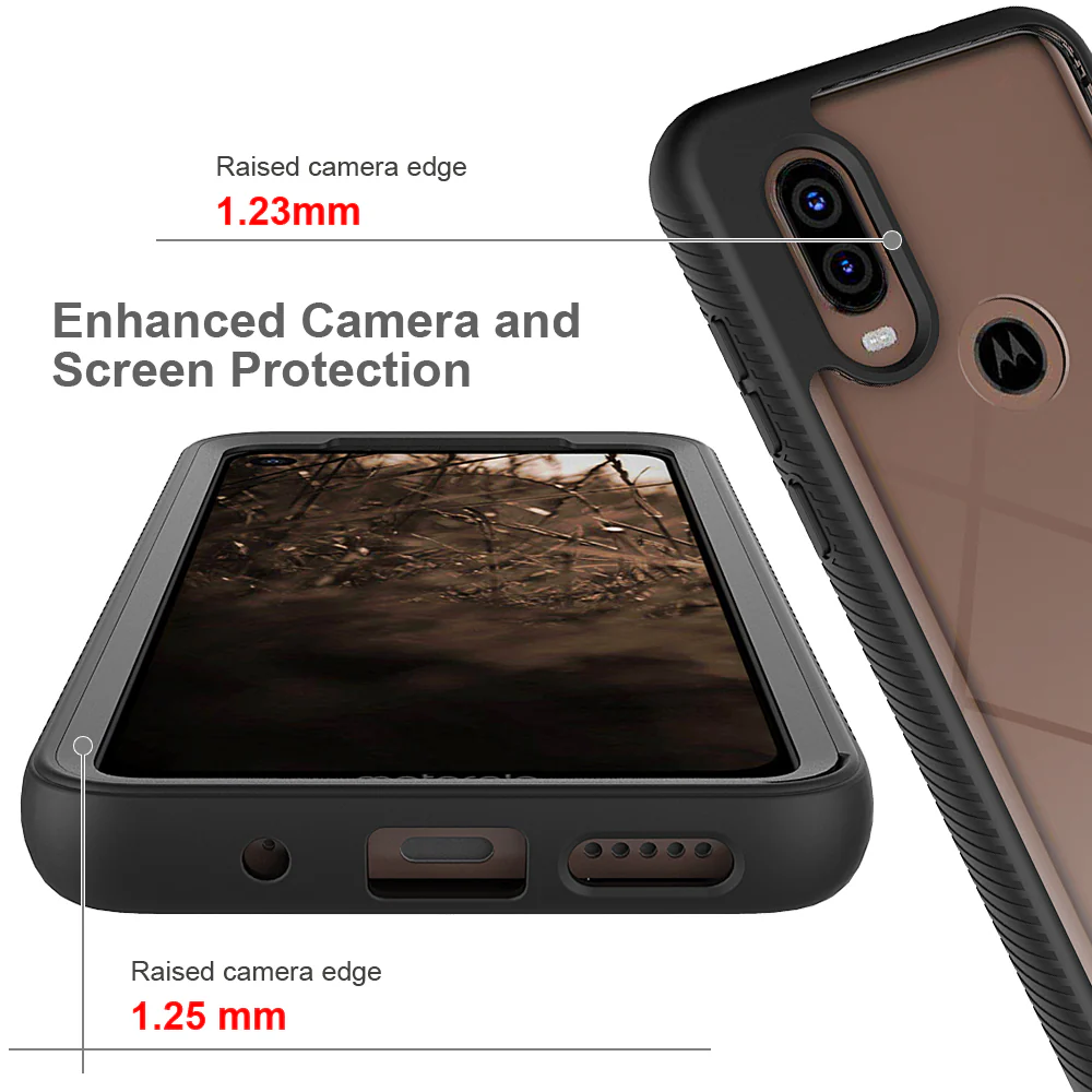 HX-MT19-OV | Motorola One Vision Case | Protection Military Grade w/ KEY Mount & Carabiner - Image 9
