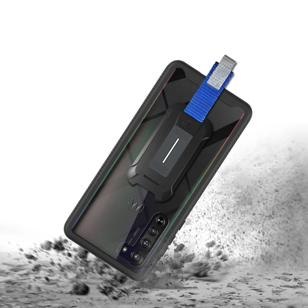 HX-MT20-EG | Motorola Edge Case | Protection Military Grade w/ KEY Mount & Carabiner - Image 6